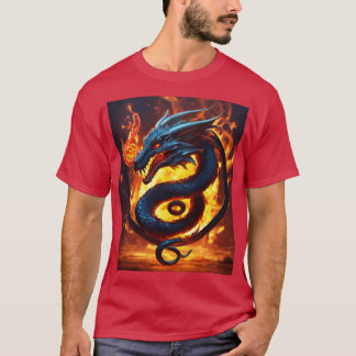 Design do Dragão: Coleção Mística de T-shirt