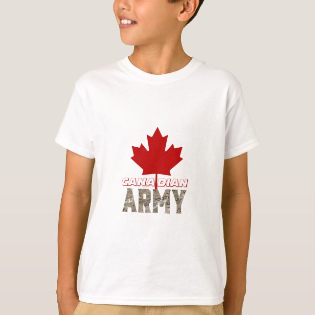 Design do Exército Canadense T-Shirt (Frente)