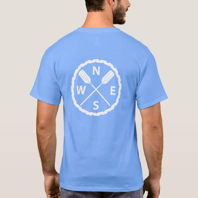 Design do Explorador de Pás - Camiseta Escura Bási (Verso)