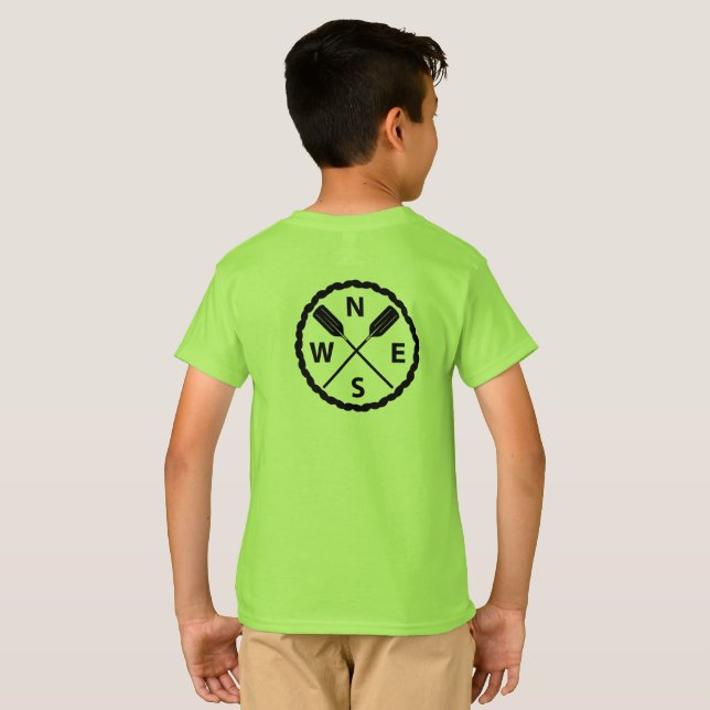 Design do Explorador de Pás - T-Shirt (Parte Traseira Completa)