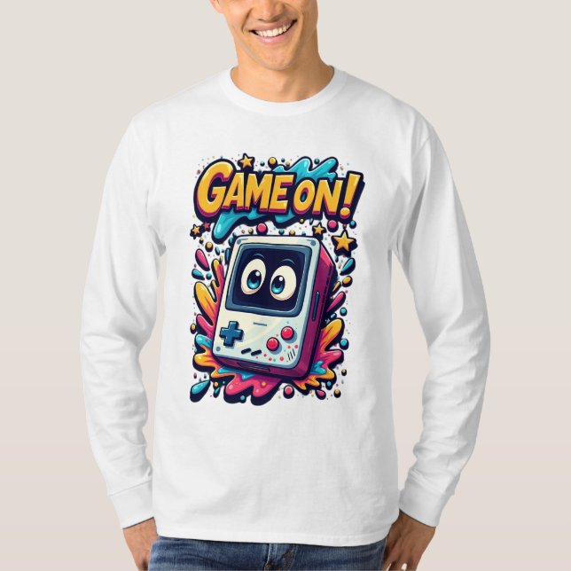 Design do Game On T-shirt (Frente)