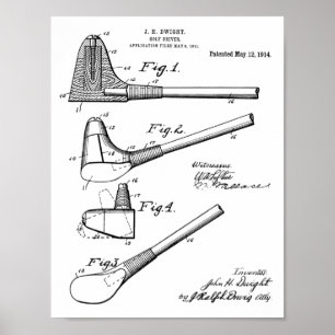 design do Golf Club 1914 - Impressão de Arte Paten