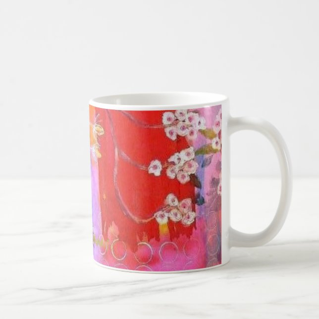 Design do jardim do primavera da caneca de café (Direita)