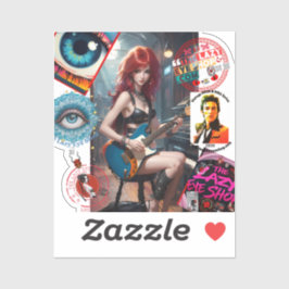 design do logotipo adesivo quadrado 2025 TLES