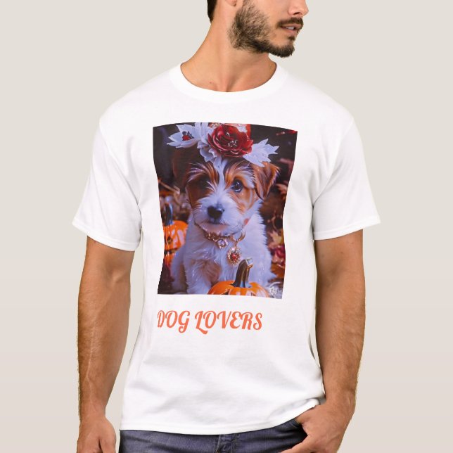 Design do logotipo Dog Lover para t-shirts (Frente)