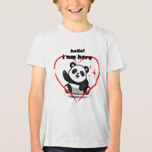Design do logotipo Panda de camiseta