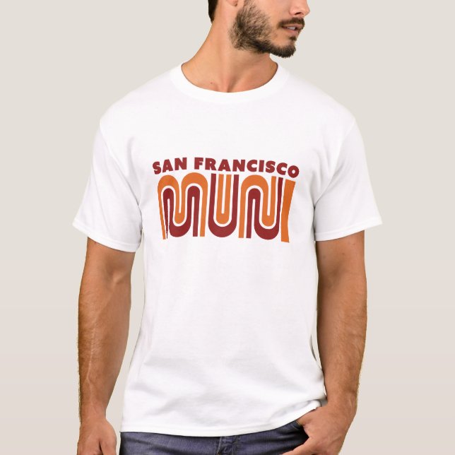 Design do San Francisco Muni para camisetas (Frente)