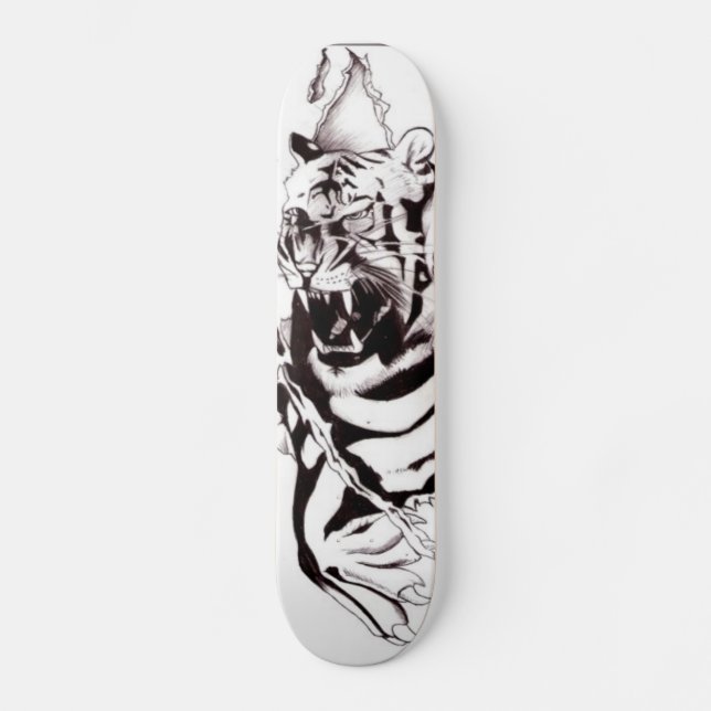 Design do skate do tigre (Frente)