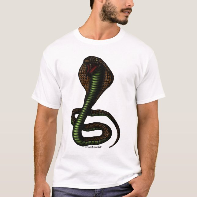 Design do t-shirt da cobra (Frente)