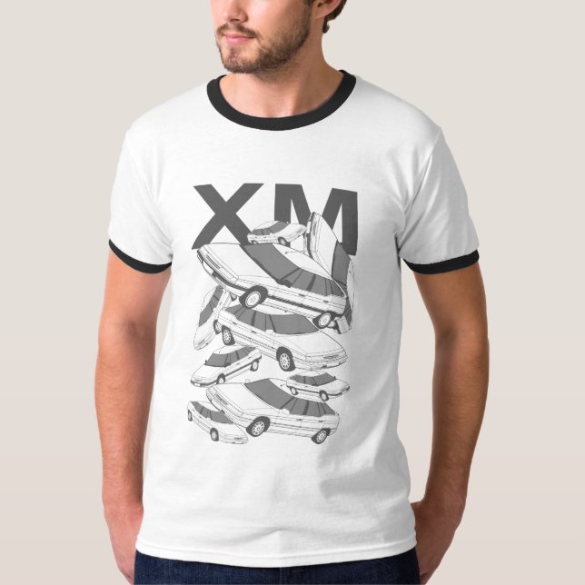 Design do t-shirt de Citroen XM (Frente)