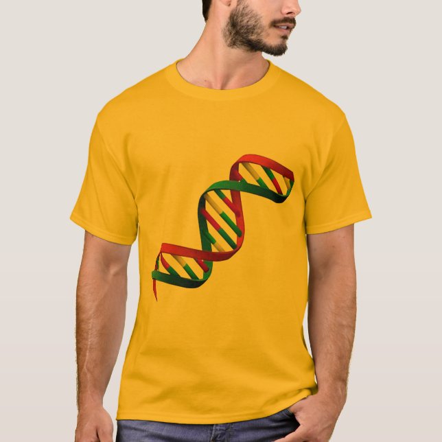design do t-shirt do ADN da seqüência do gene do (Frente)