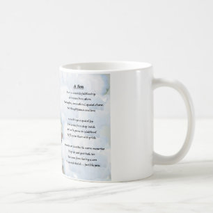 Design do trem - caneca do poema do filho