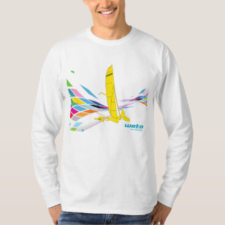 Design do Trimaran de Weta no t-shirt da