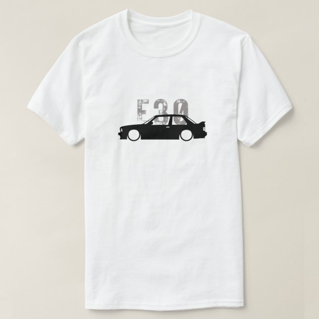 Design E30 Car T-Shirt (Frente do Design)