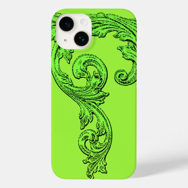 Design Elegante no caso do iPhone 7 Verde (Verso)