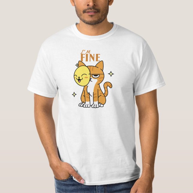 Design engraçada de camiseta (Frente)