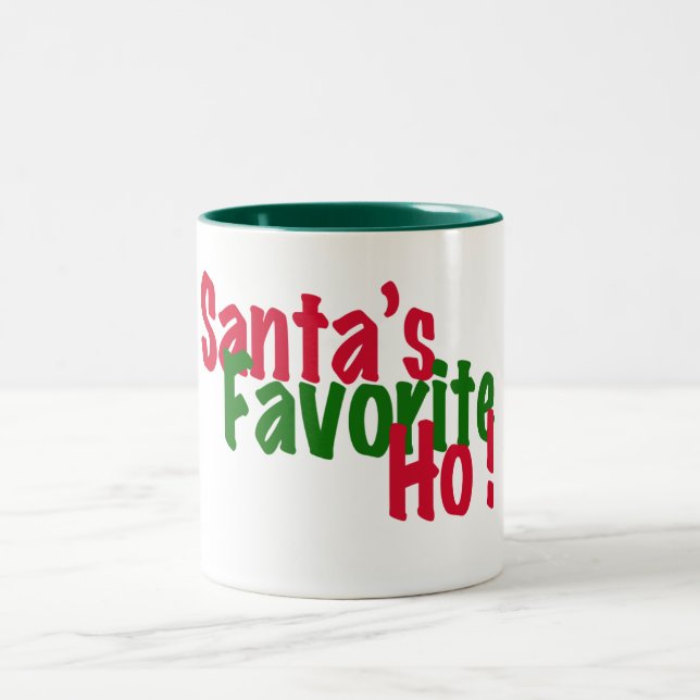 Design engraçado da caneca do Natal do favorito do (Centro)