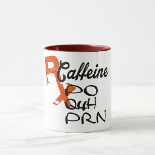 design engraçado da caneca do PO Q4H PRN da