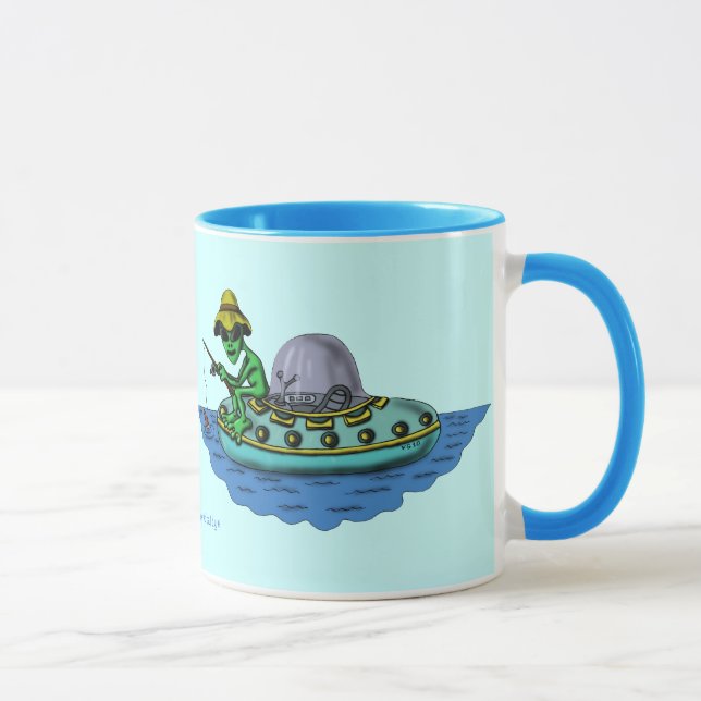 Design engraçado da caneca dos pescadores (Direita)