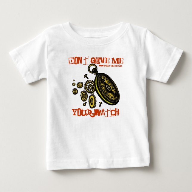 Design engraçado do t-shirt do bebê (Frente)