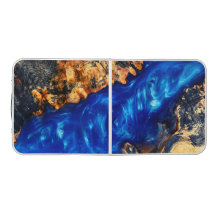 Design, epóxi falso e mesa de madeira