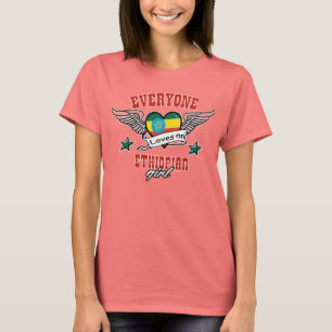 Design etíope do t-shirt