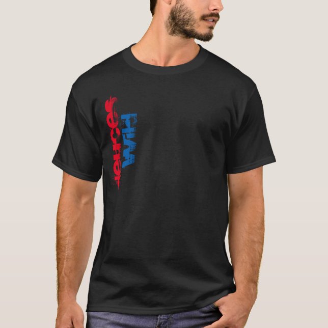 design extravagante selvagem do t-shirt da forma (Frente)