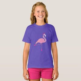 Design Flamingo cor-de-rosa - Camisa T Básica Para