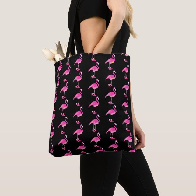 Design Flamingo Rosa - Tote Personalizado com Impr (Close Up)