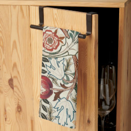 Design floral da toalha da cozinha William Morris
