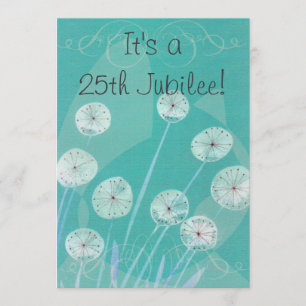 Design Floral de Convite à Apresentação de 25 f