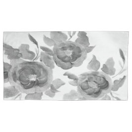 Design Floral Elegante Em Cinza