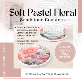 Design Floral macio Ronda Porta copos Sandstone