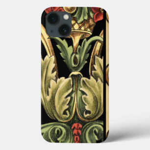 Design Floral Oral com Fronteiras Negras