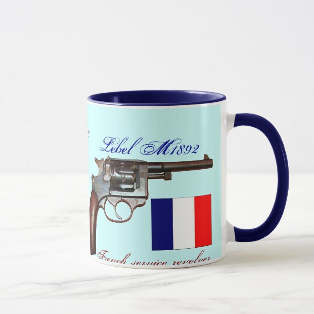 Design francês antigo legal da caneca do revólver (Direita)