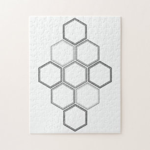 Design geométrico, Quebra-cabeça de padrão hexagôn