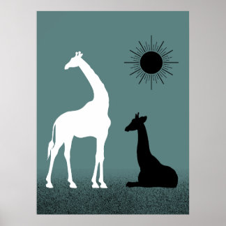 Design Girafa Poster