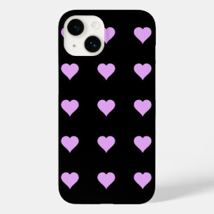 Design gótico de coração preto e rosa