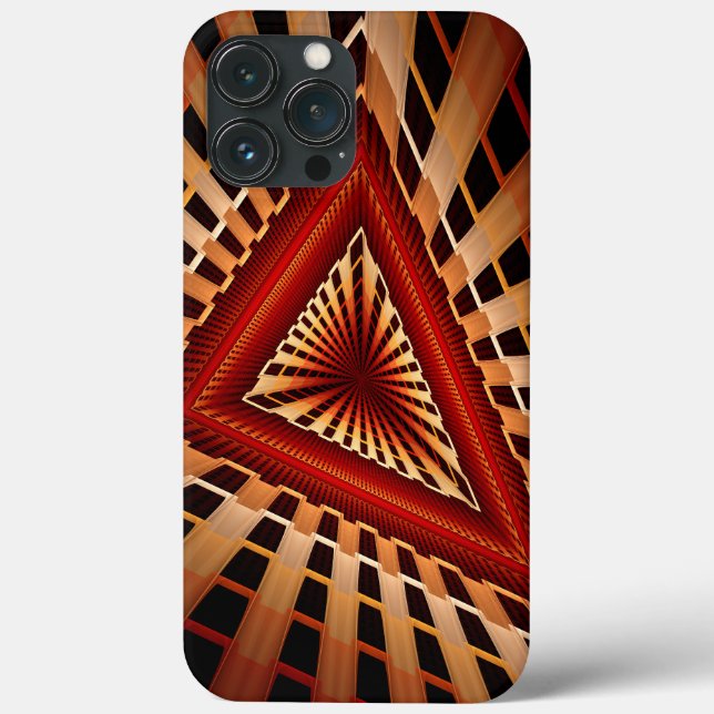 Design Gráfico Fractal Moderno de Fantasia 3D (Verso)
