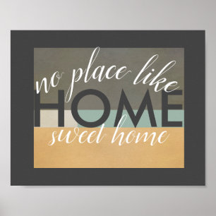 design home doce home da tipografia do poster das