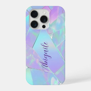 Design Iridescente Azul-Verde e Roxo, Nome em Rote