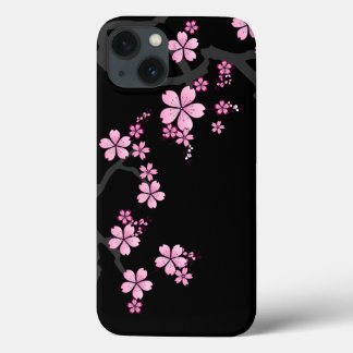 Design japonês Black Pink Sakura: