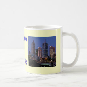 Design legal da caneca da fotografia de Melbourne