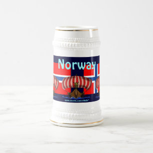 Design legal da caneca de cerveja de Noruega