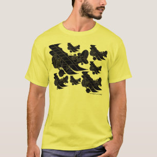 Design legal do t-shirt da arte gráfica dos plano