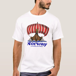 Design legal do t-shirt de Noruega do navio de