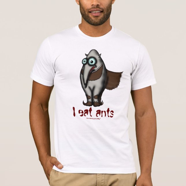 Design legal do t-shirt do anteater bonito (Frente)