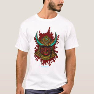 Design legal do t-shirt do capacete japonês do