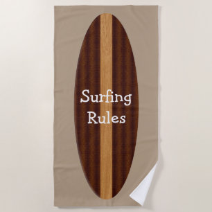Design legal surfando de toalha de praia dos