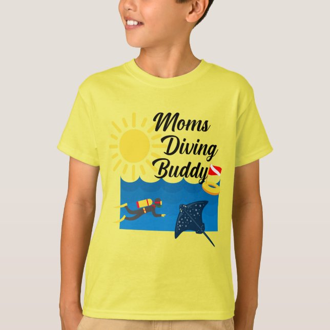 Design mães de Divisor de  - Camisa T Básica para  (Frente)